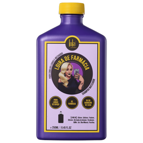 36502.png Shampoo Lola Loira de Farmácia Matizador 250ml - Imagem 1